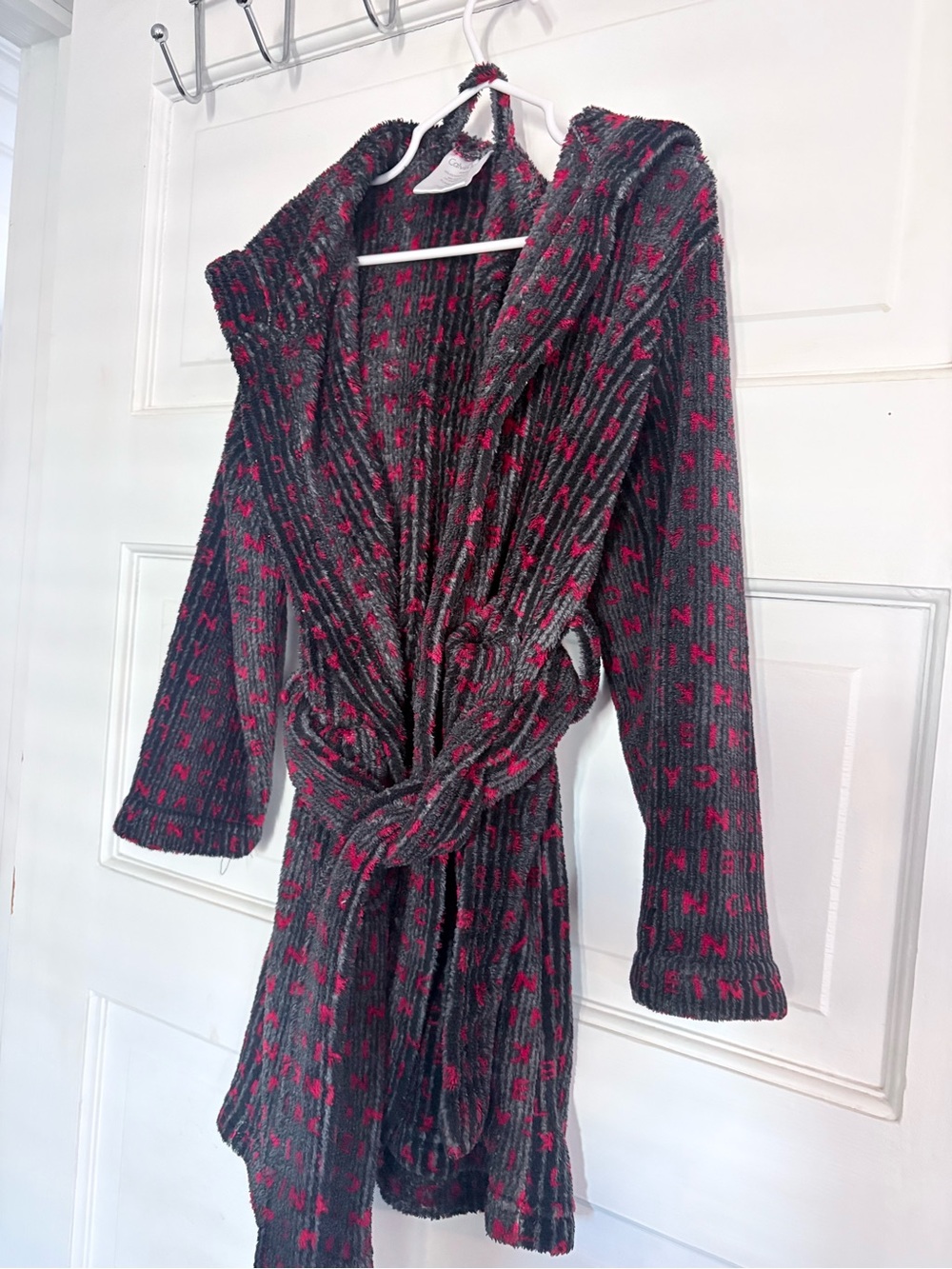 Kids Calvin Klein Hooded Knit Robe